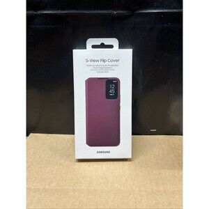 Samsung Smart Clear View Cover for Galaxy S22+ - Burgundy